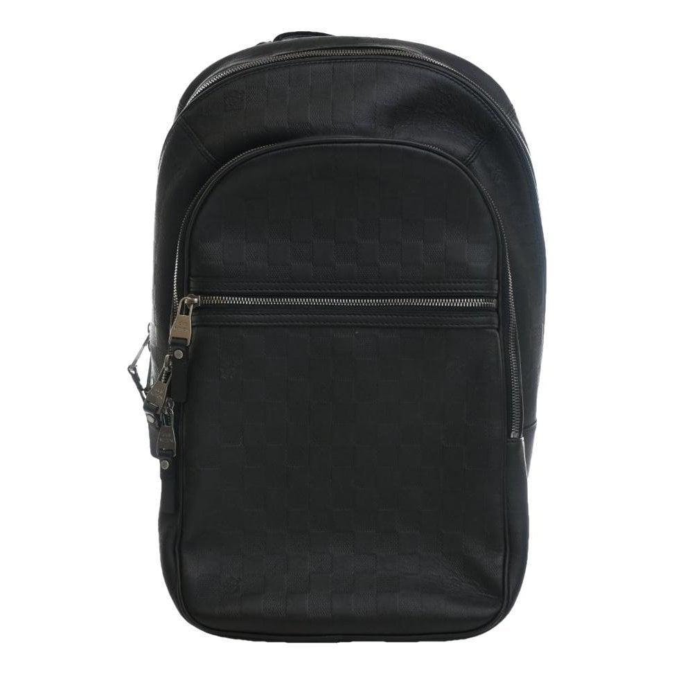 Leather backpack