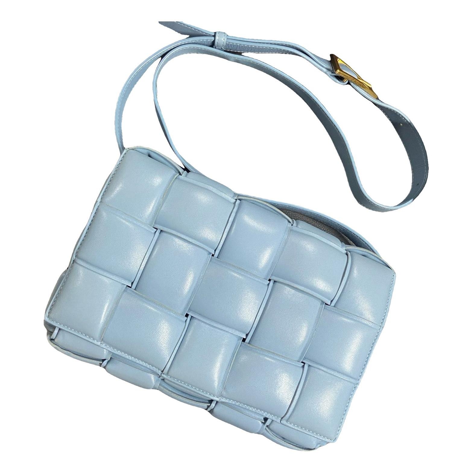 Cassette leather handbag