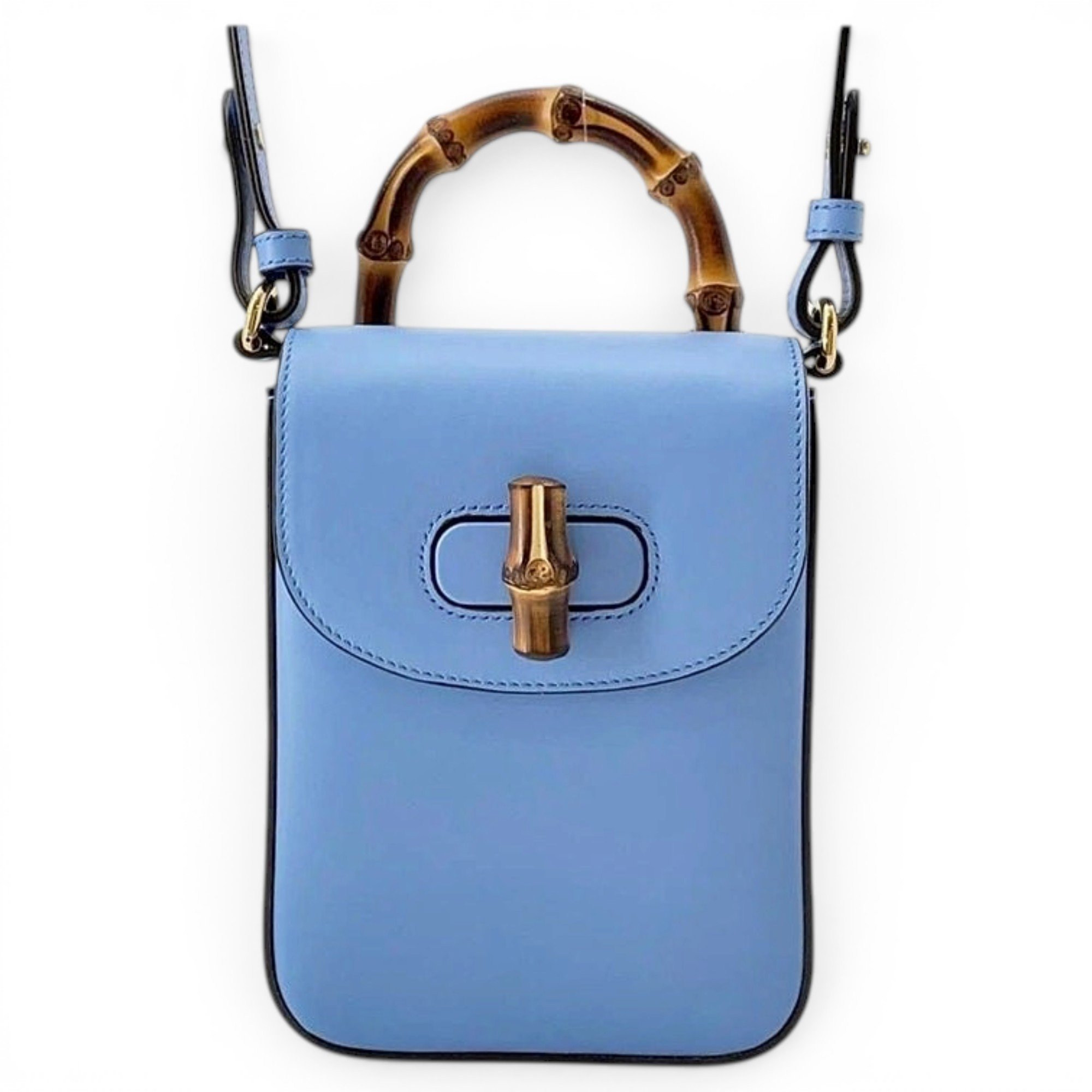 New Bamboo leather mini bag
