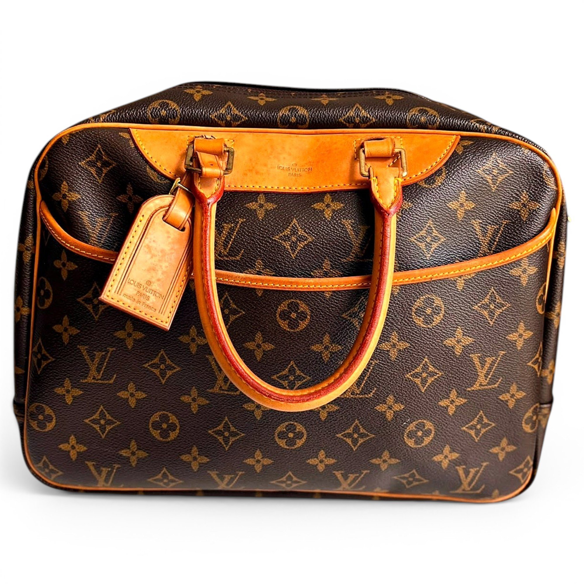 Deauville leather handbag