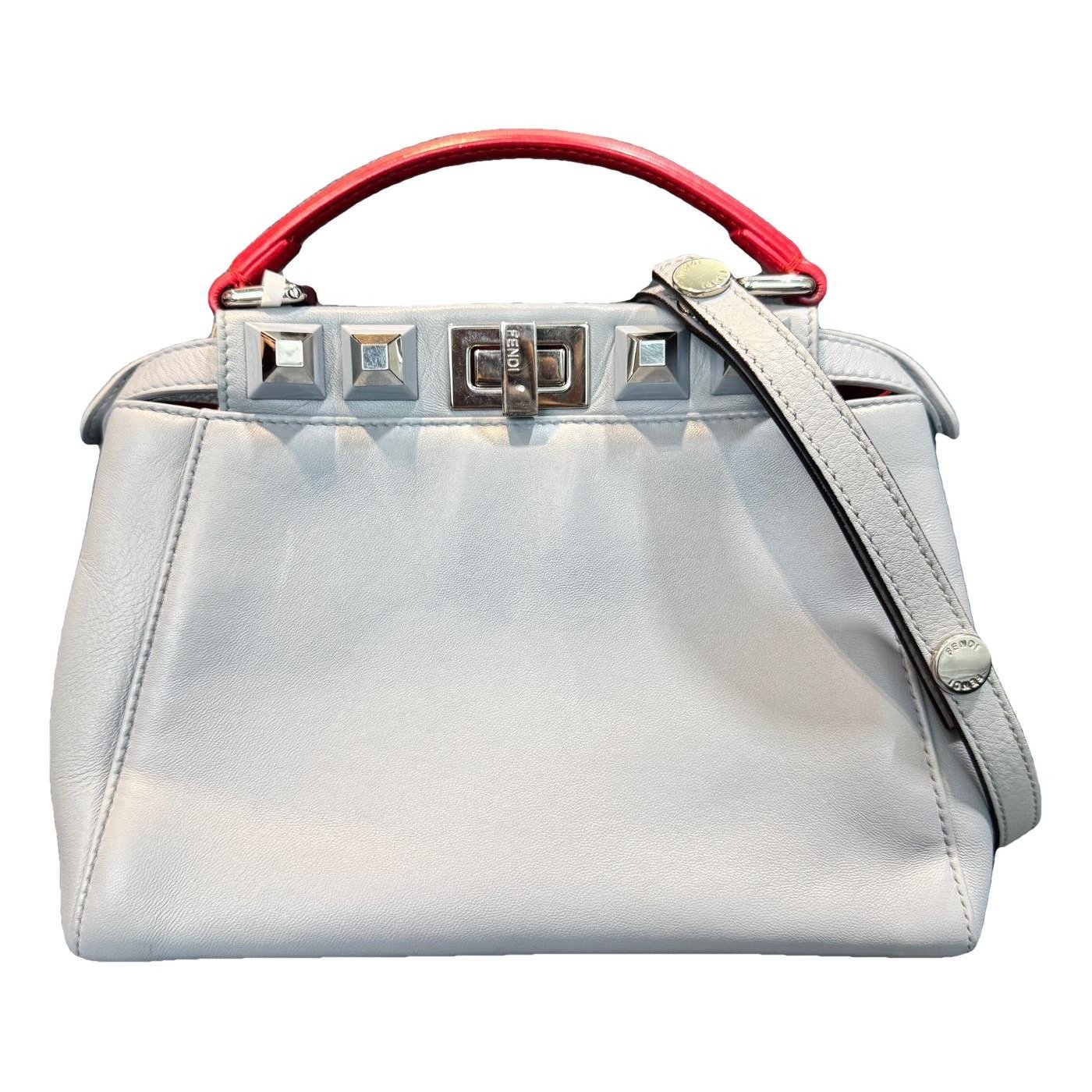 Peekaboo leather handbag