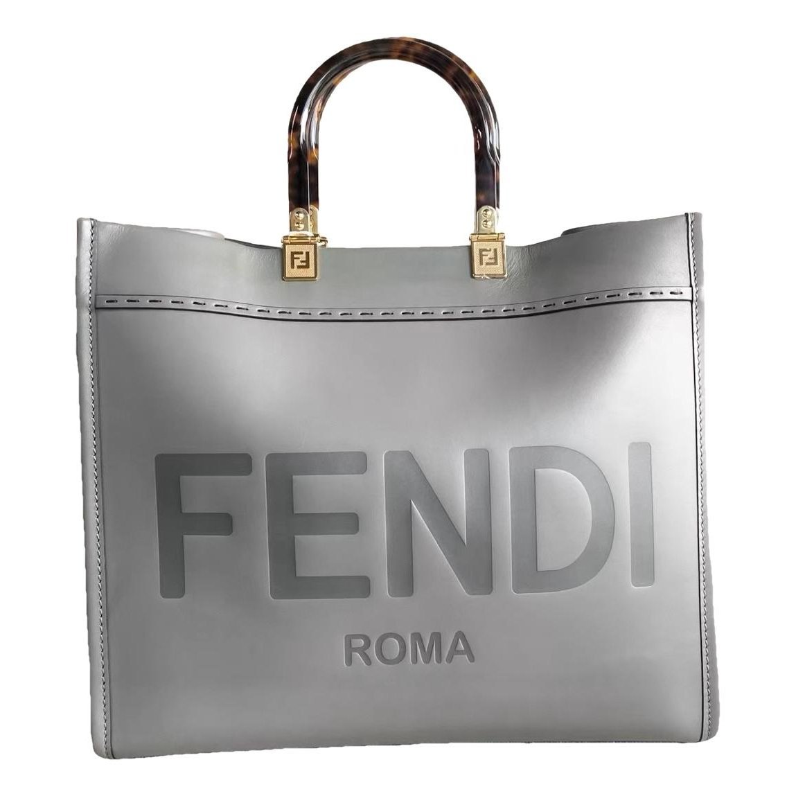 Sunshine leather tote