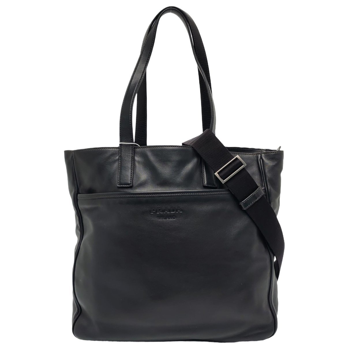 Leather tote