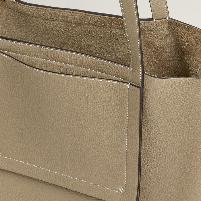 Beige Marfa Hermès Cabasellier 46 Bag