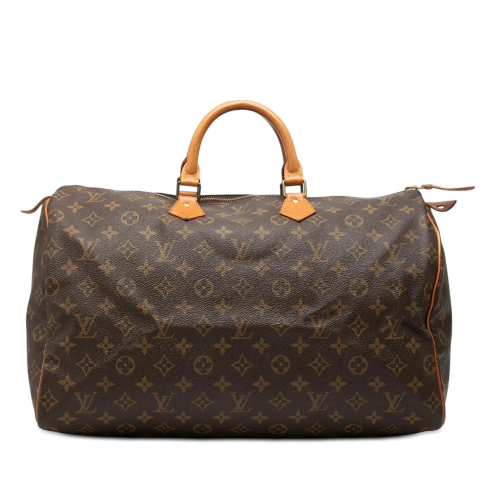Speedy leather bag
