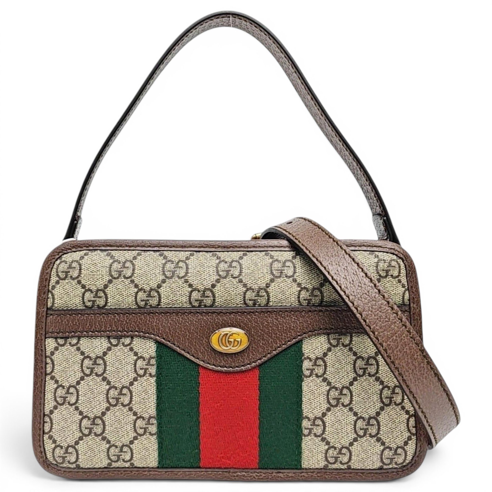 Ophidia leather handbag