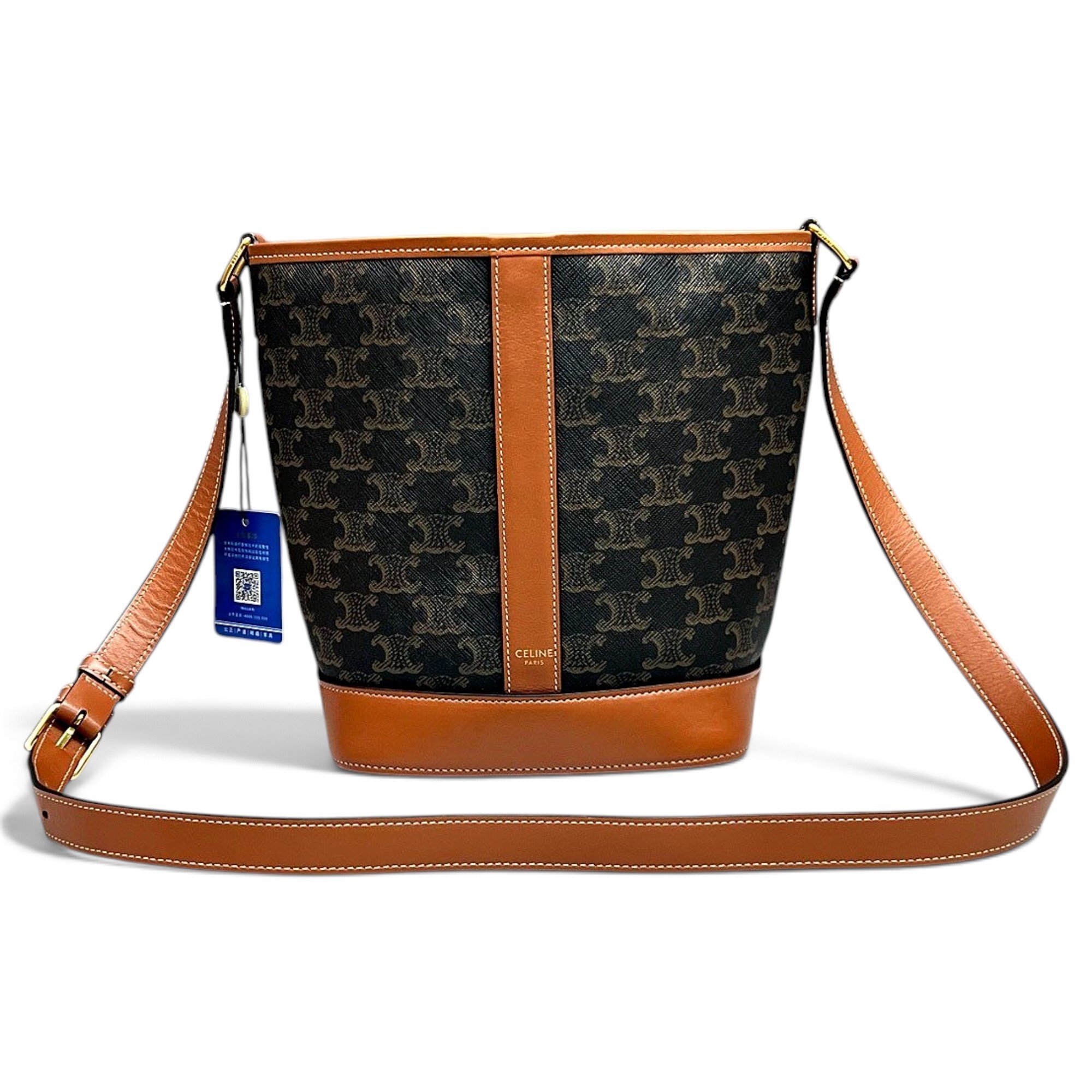 Celine SAC SEAU leather crossbody bag