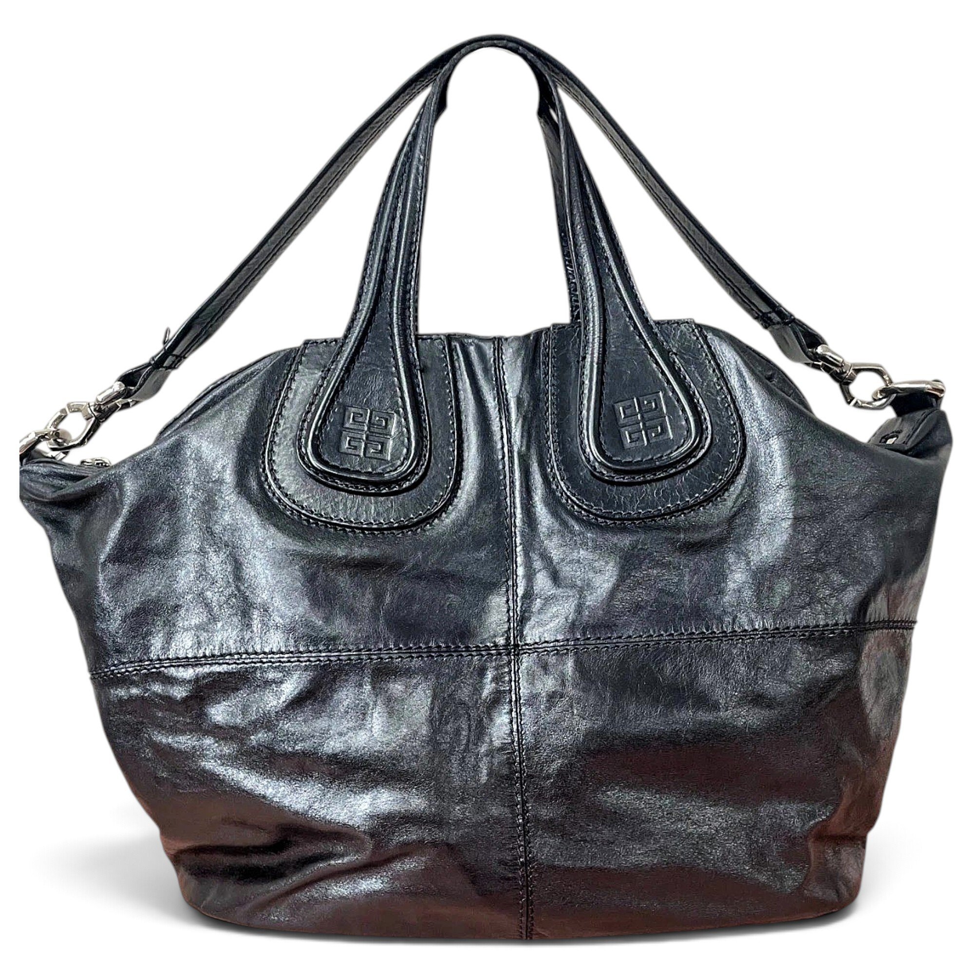 Leather handbag