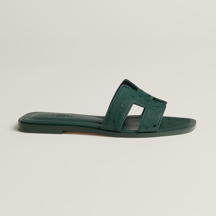 Vert Bouteille Oran Sandal