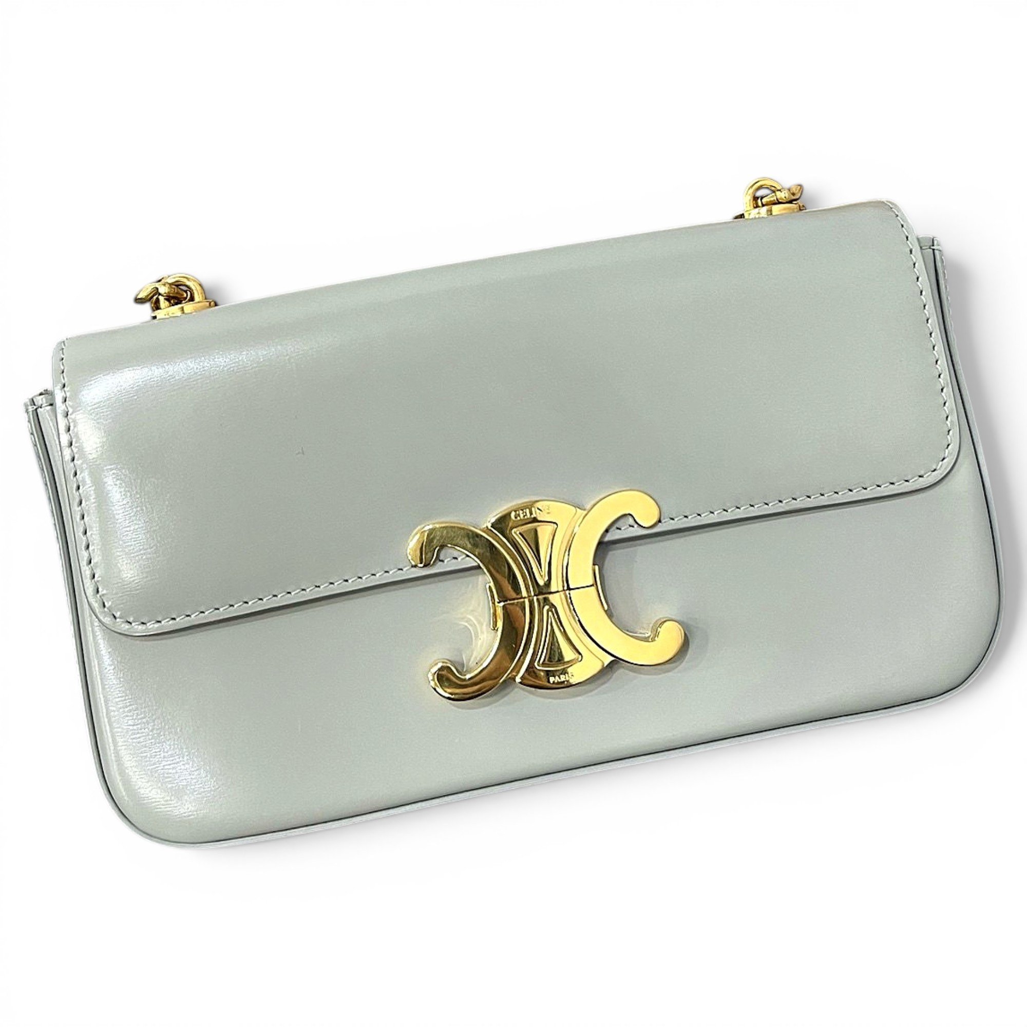 Triomphe Long leather handbag