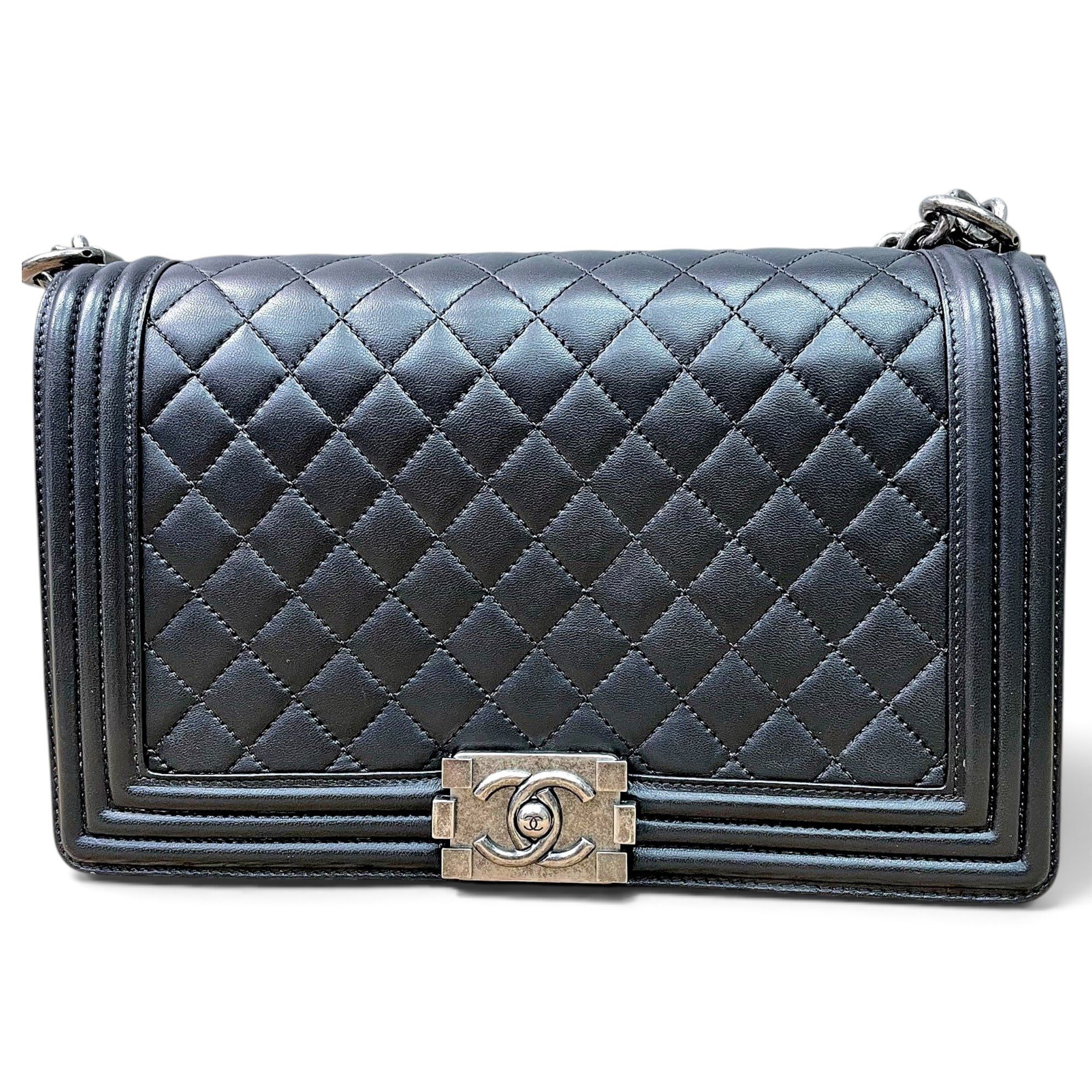 Boy leather crossbody bag