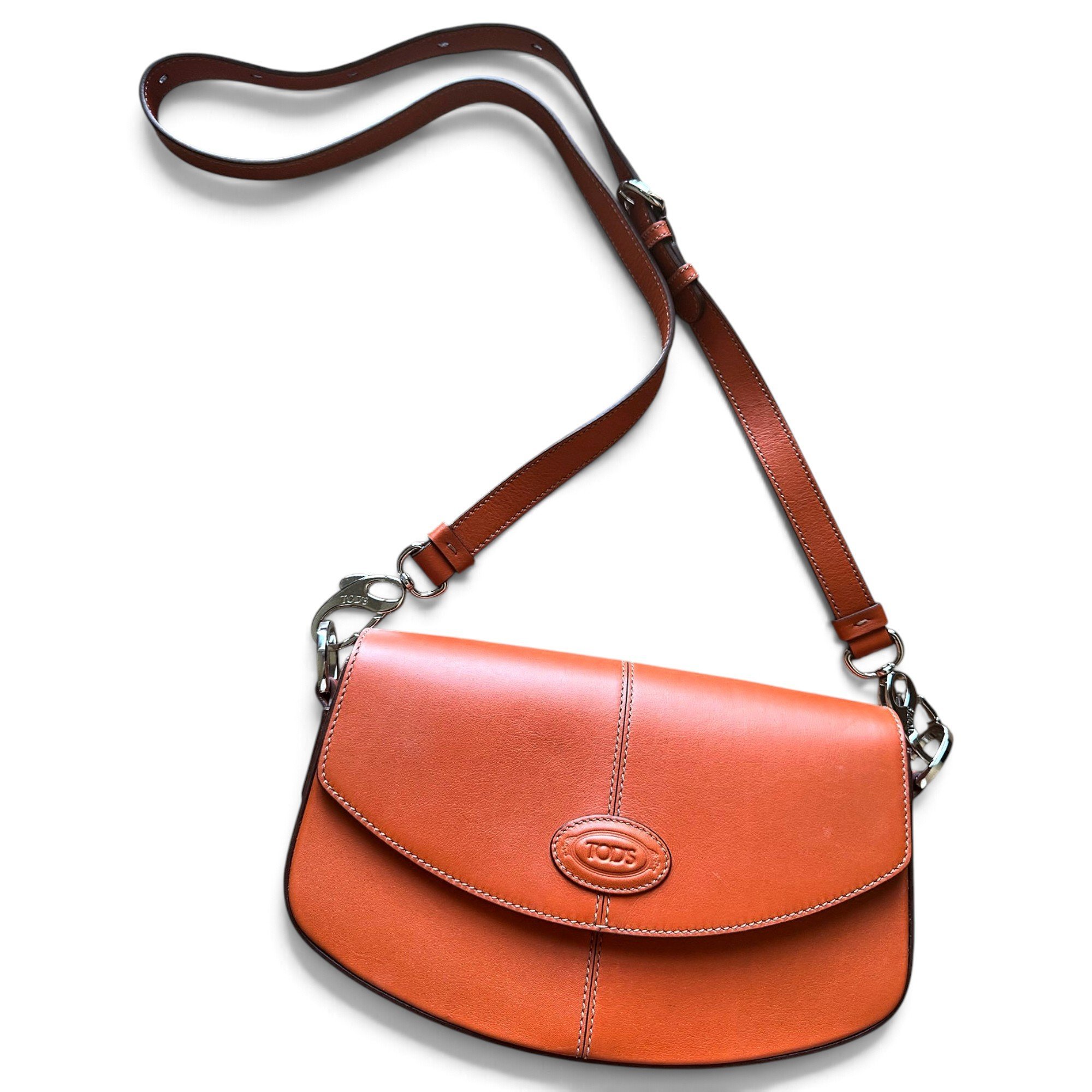 Leather crossbody bag