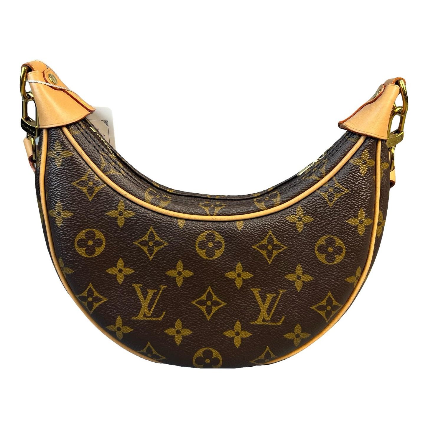 Loop leather handbag
