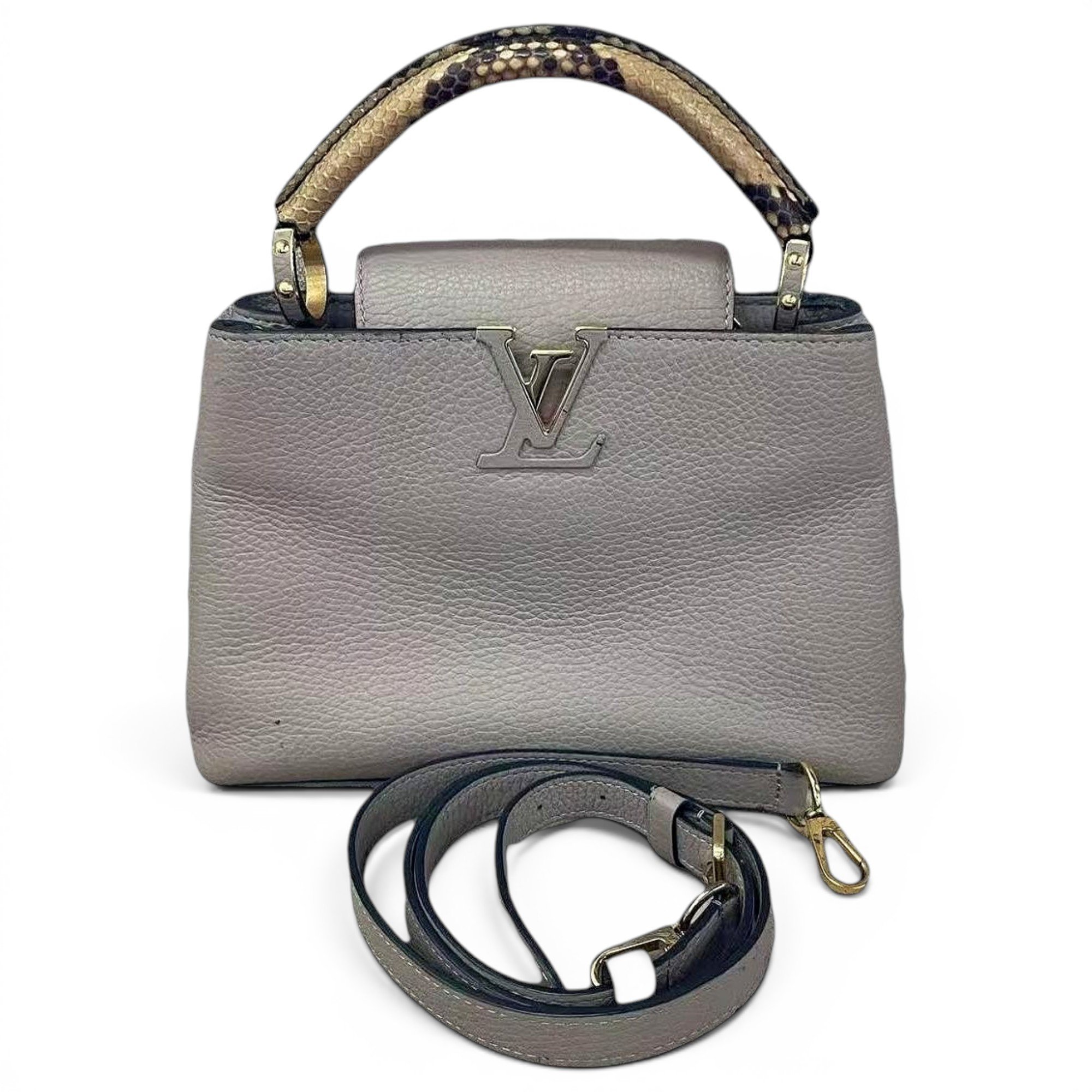 Capucines leather handbag