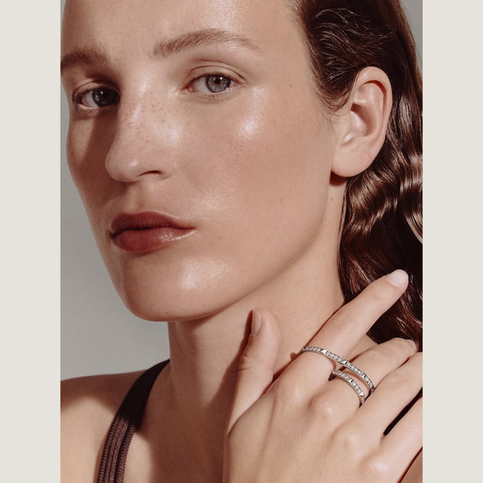 썽 꼴로리 Hermès Clou d'H 더블 링