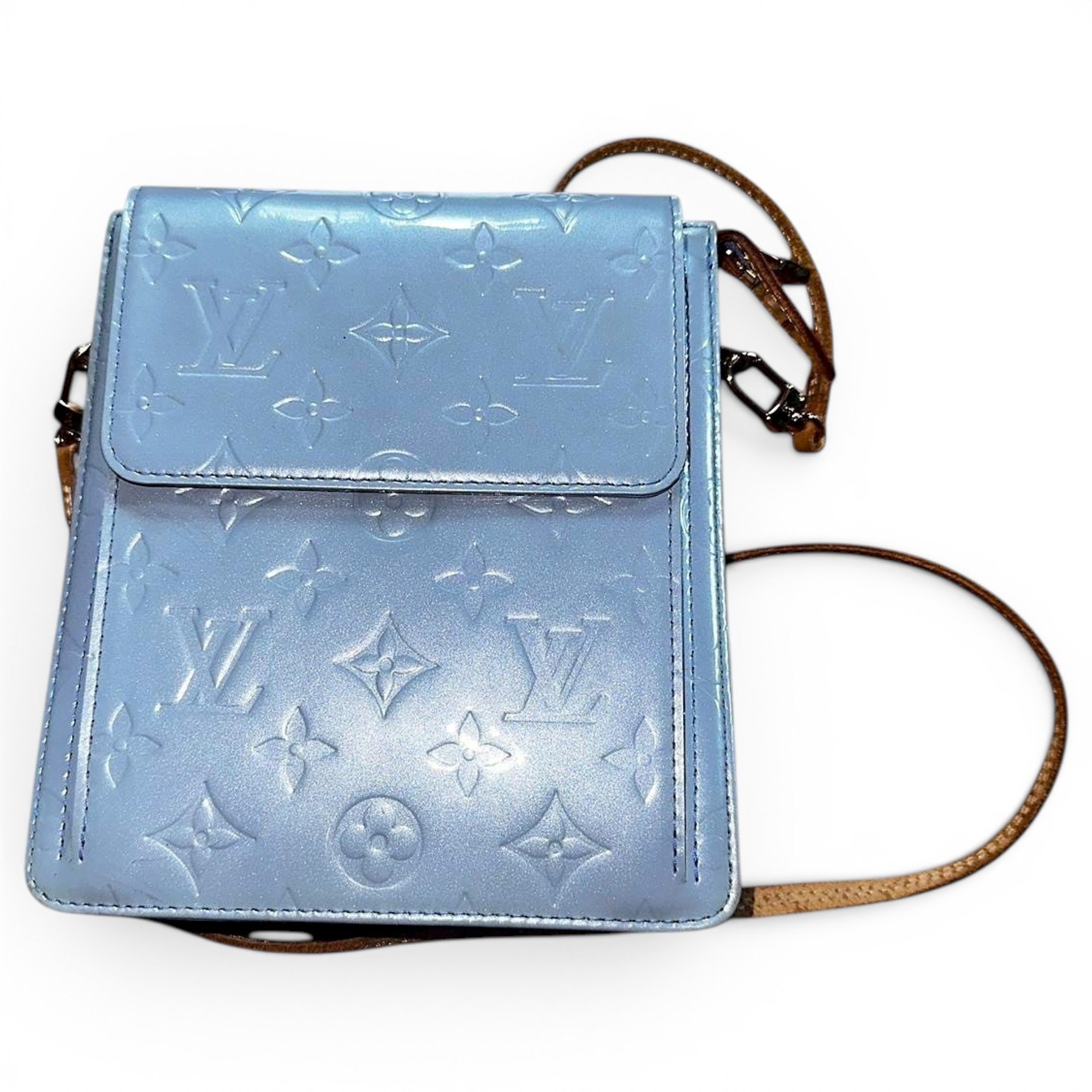 Mott patent leather handbag