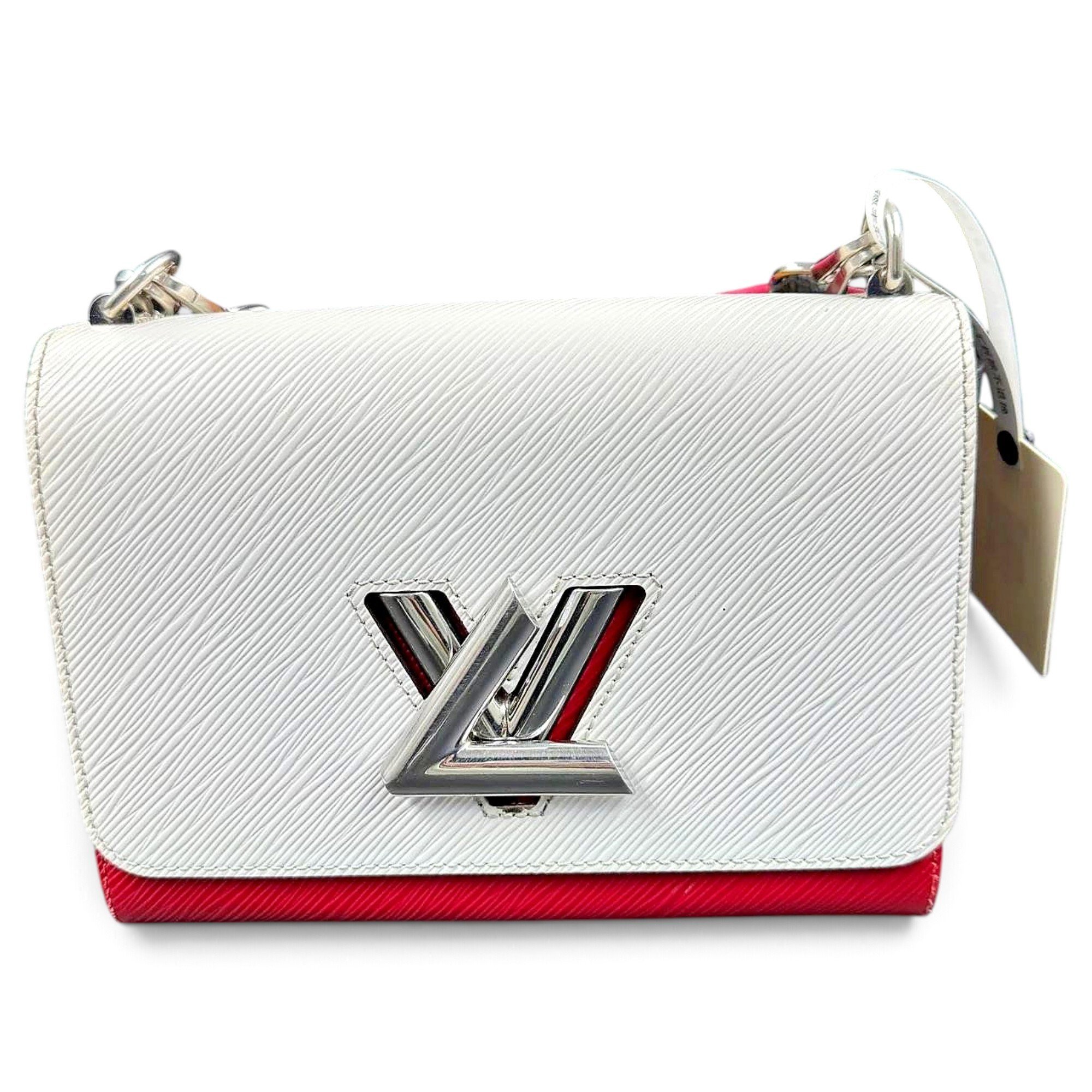 Twist leather handbag