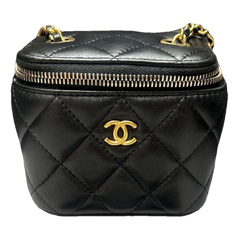 Trendy CC Vanity leather handbag