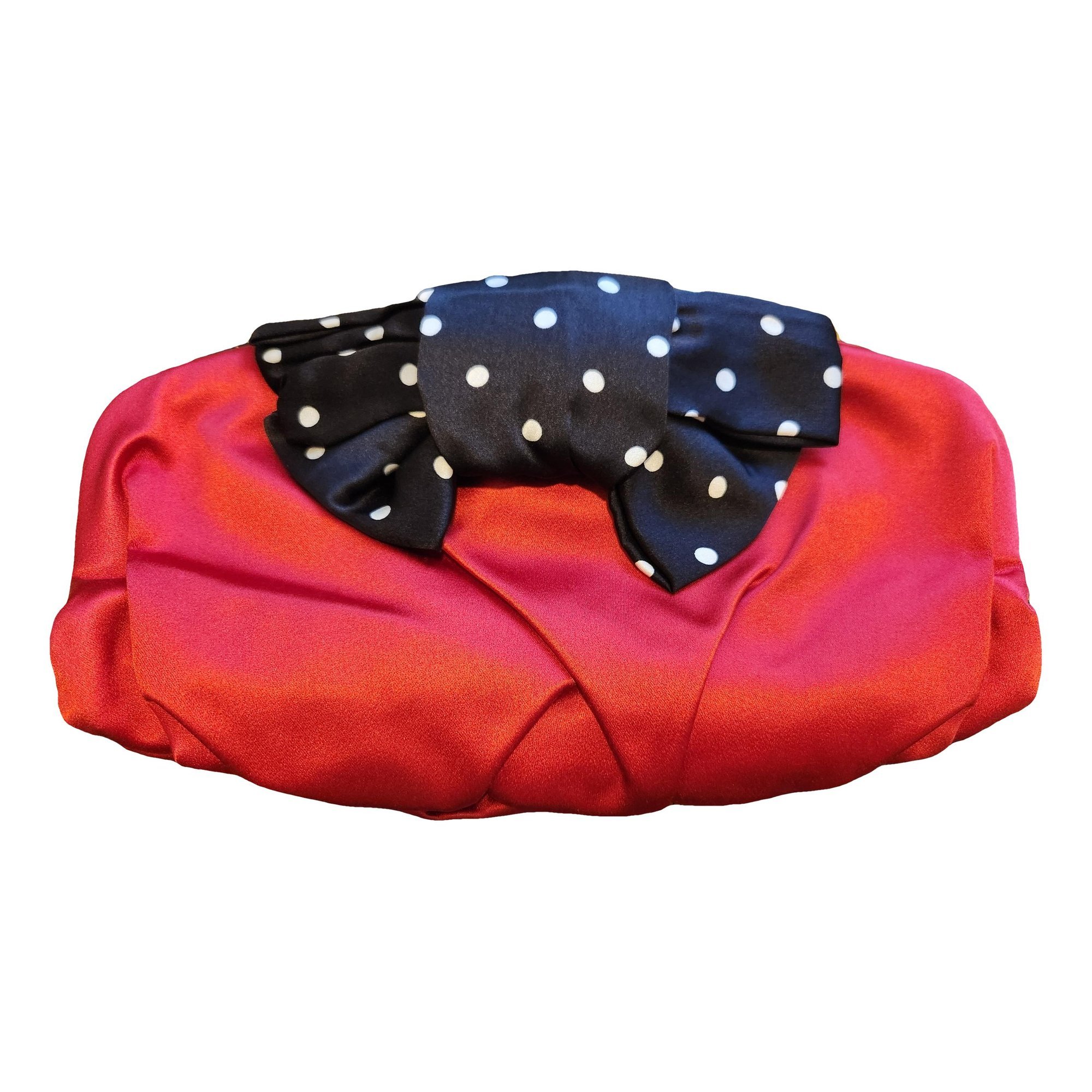 Silk clutch bag