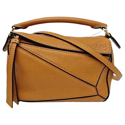 Puzzle leather mini bag