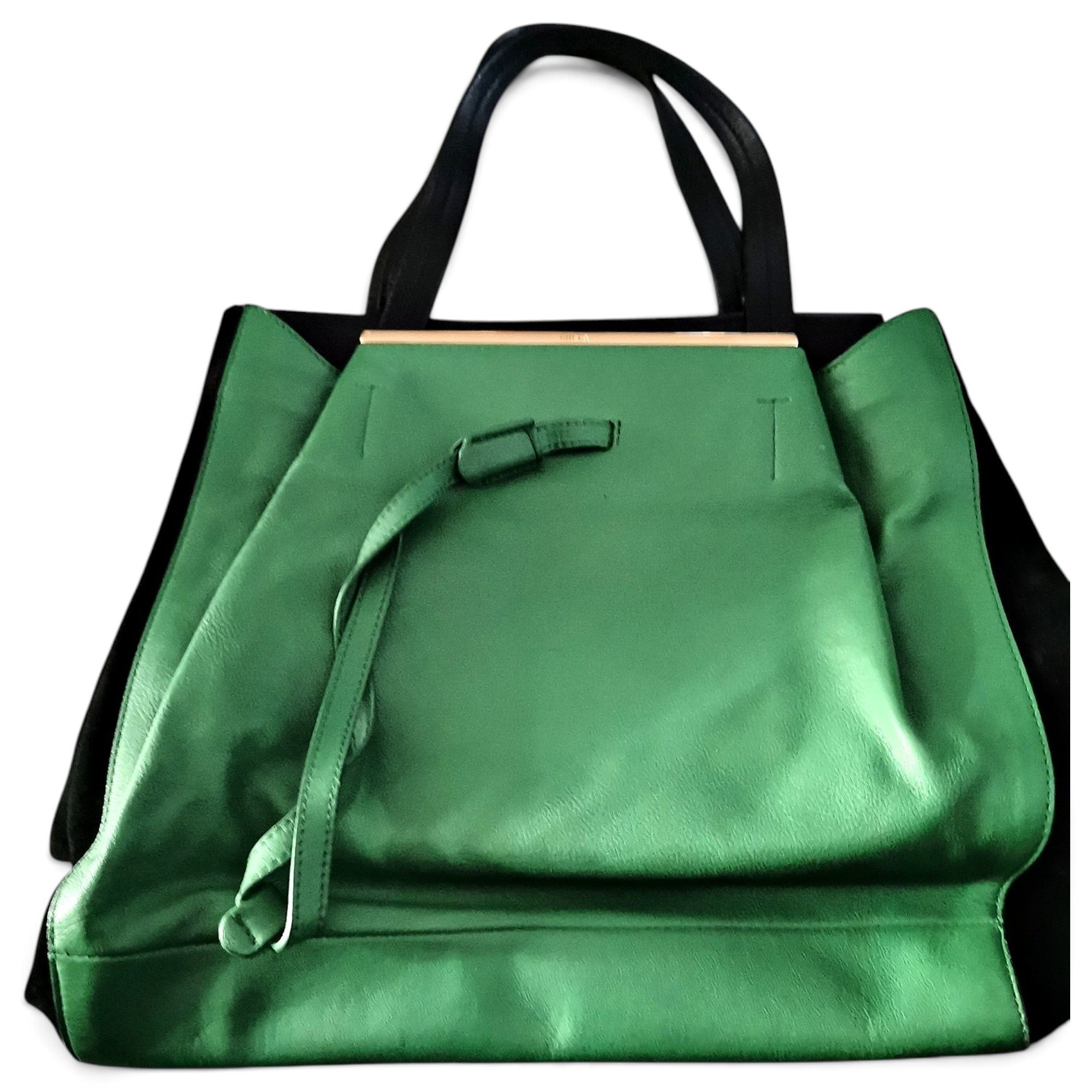 Leather tote
