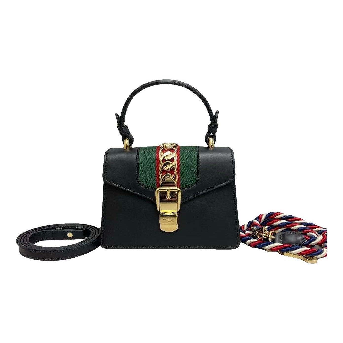 Sylvie Top Handle leather handbag