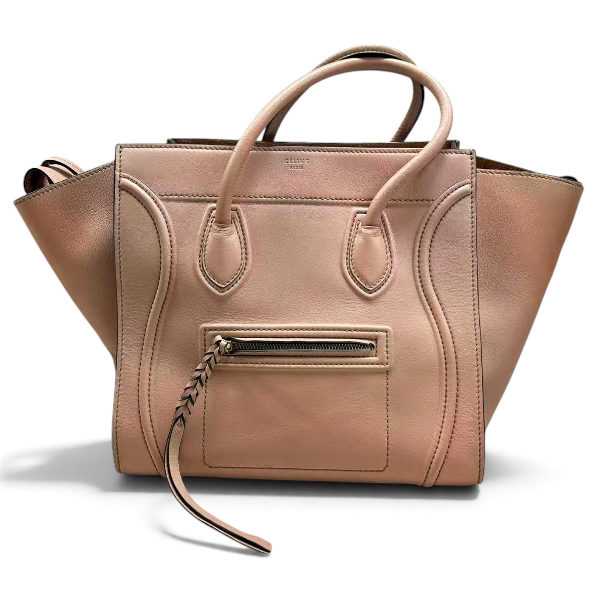 Celine Luggage Phantom leather handbag