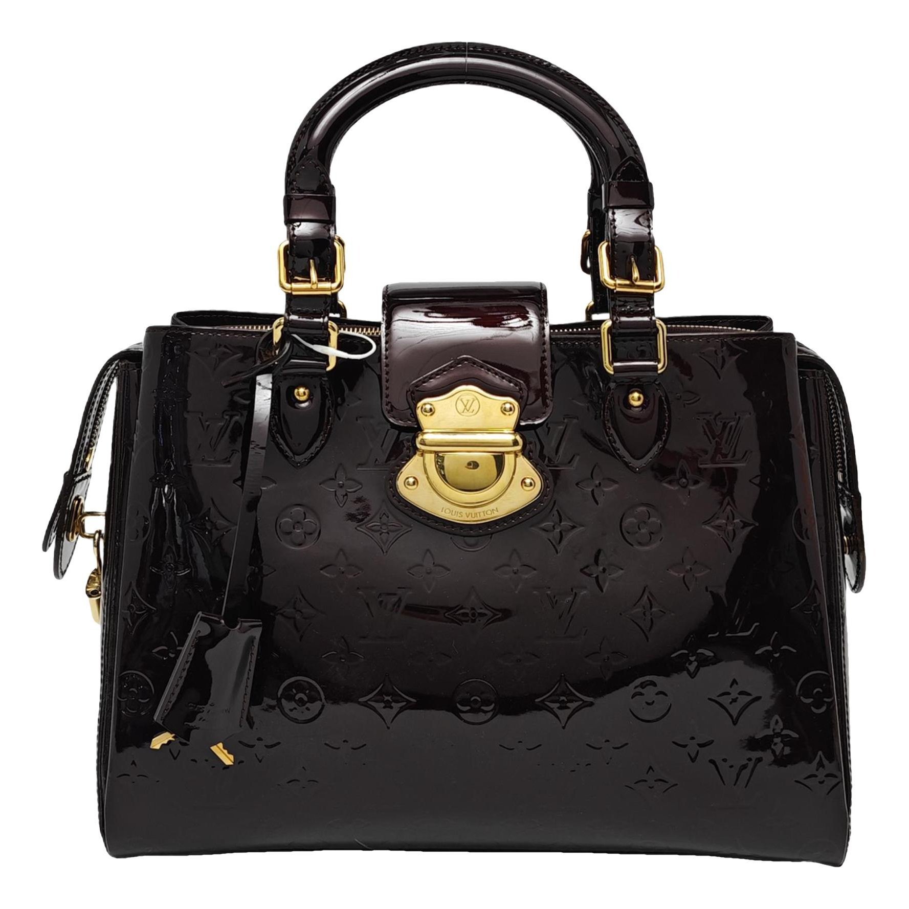 Melrose patent leather handbag