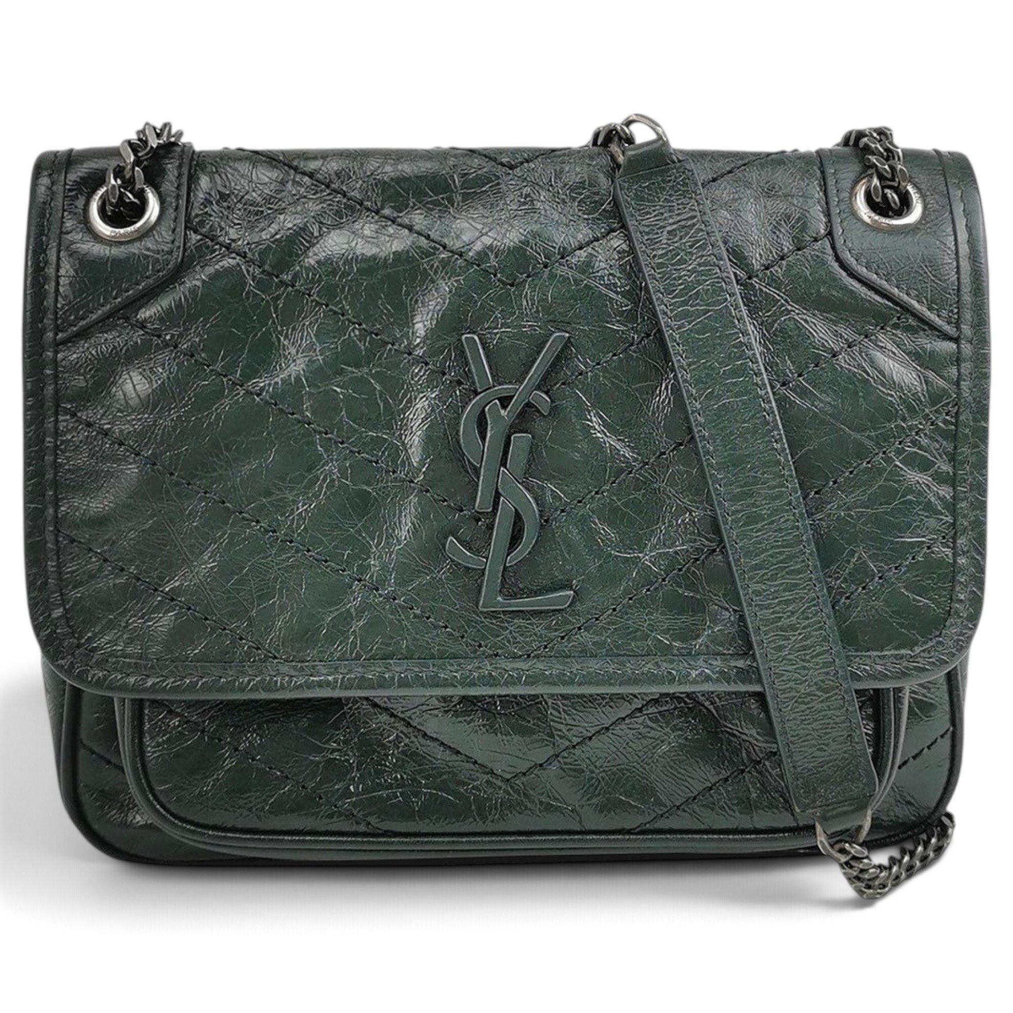 Niki leather crossbody bag