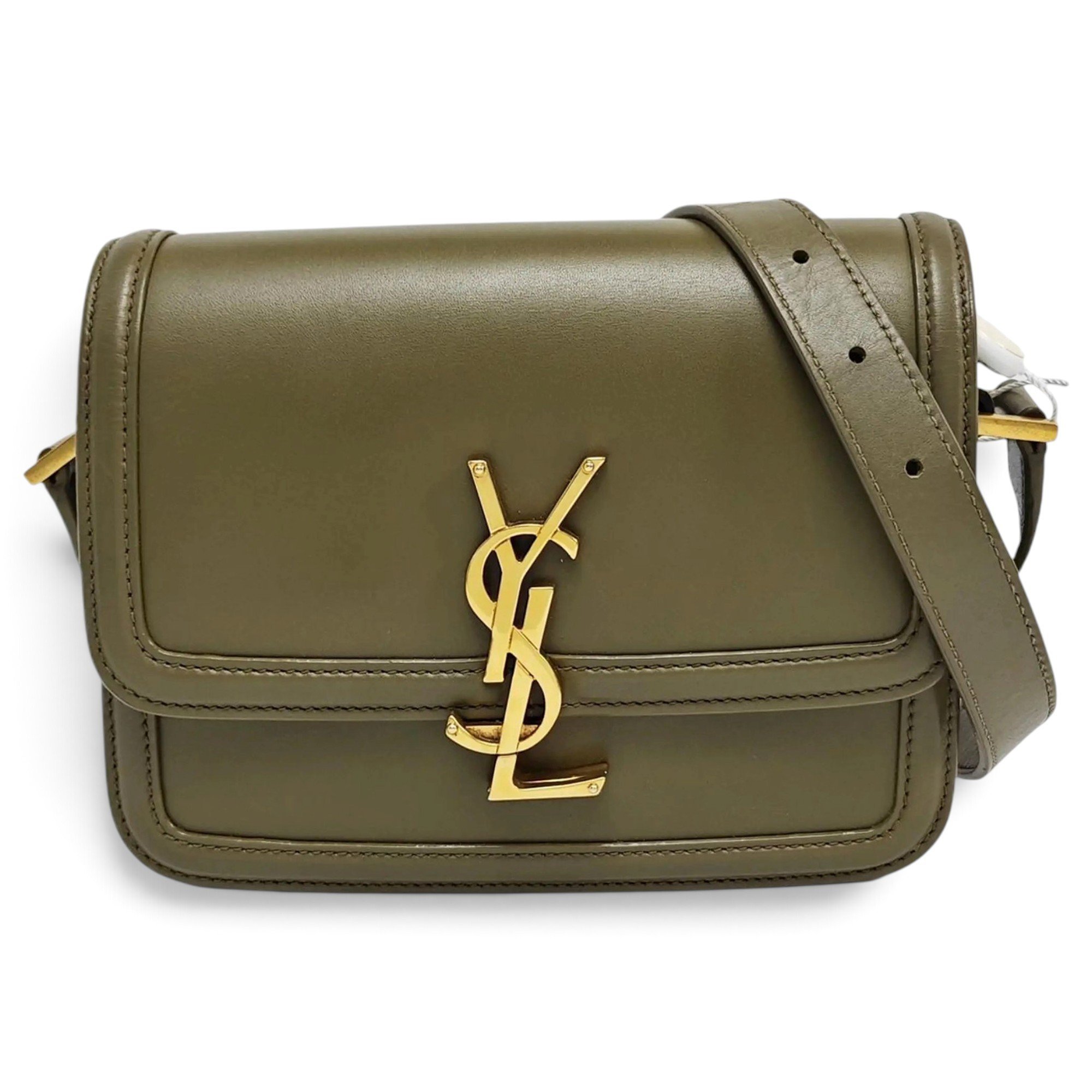 Solférino leather handbag