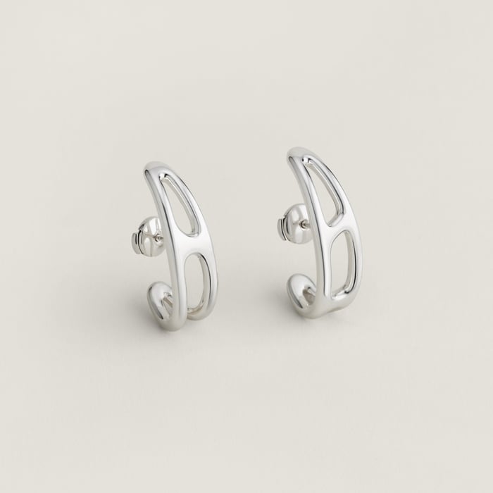 Sans Coloris Chaine d'Ancre Punk Earrings