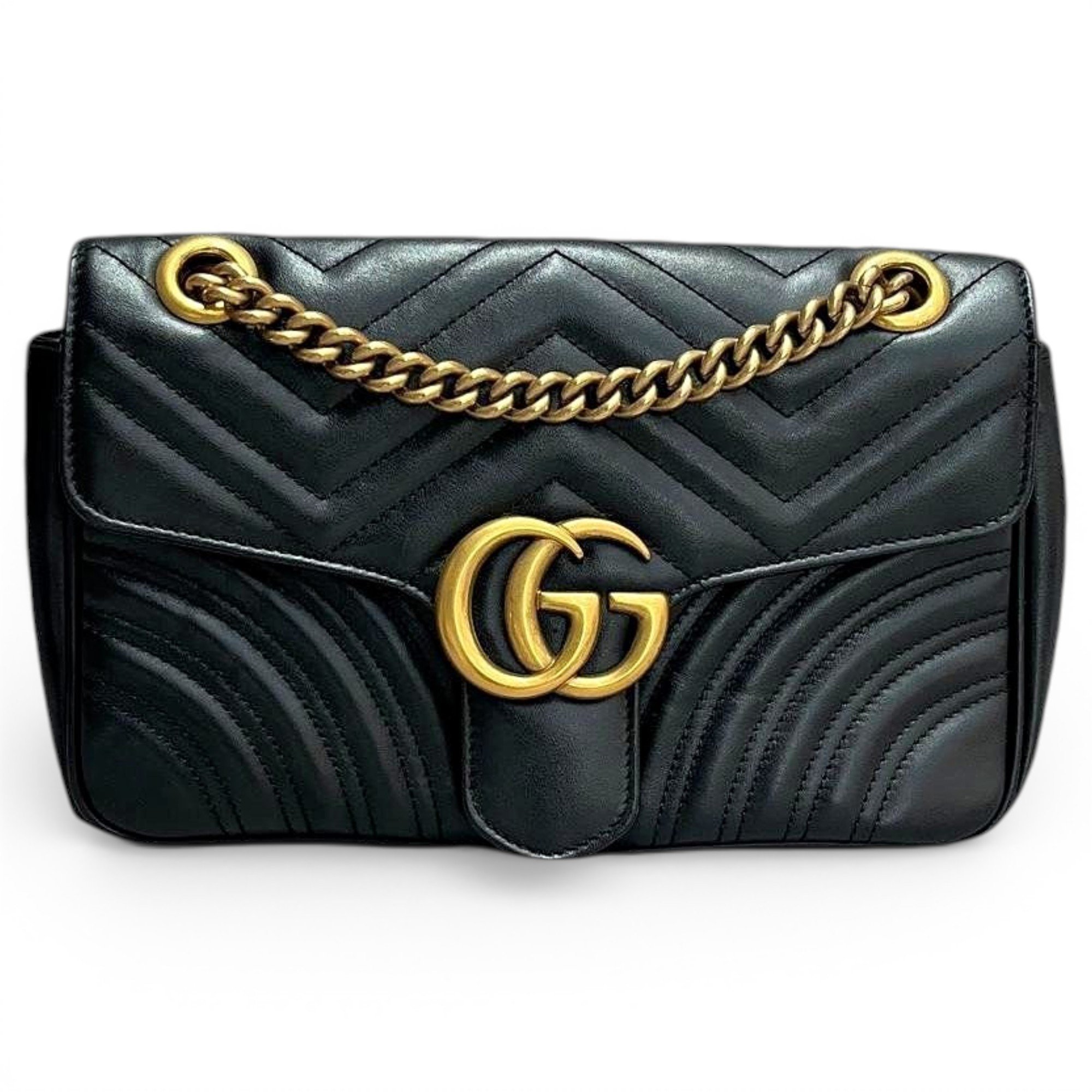 GG Marmont Flap leather handbag
