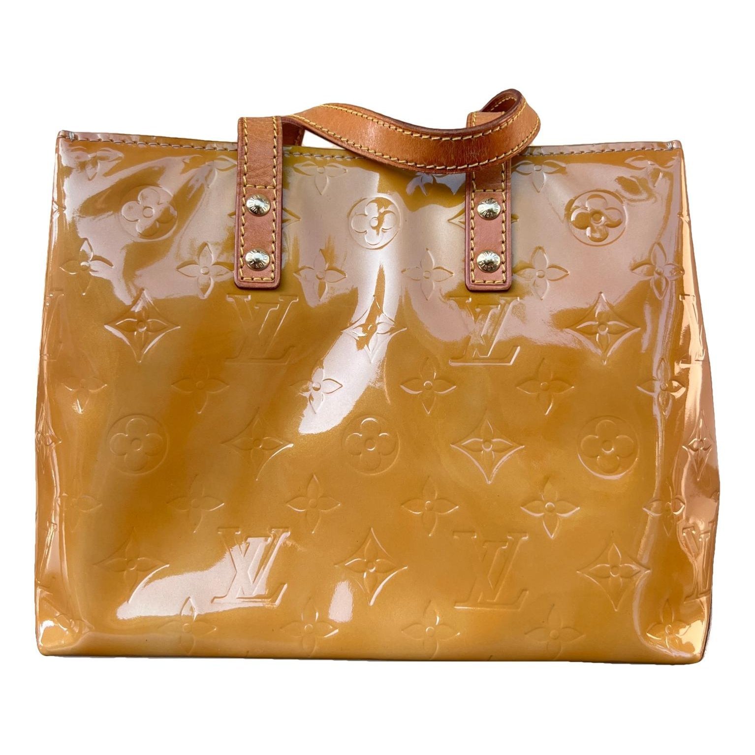 Reade patent leather handbag