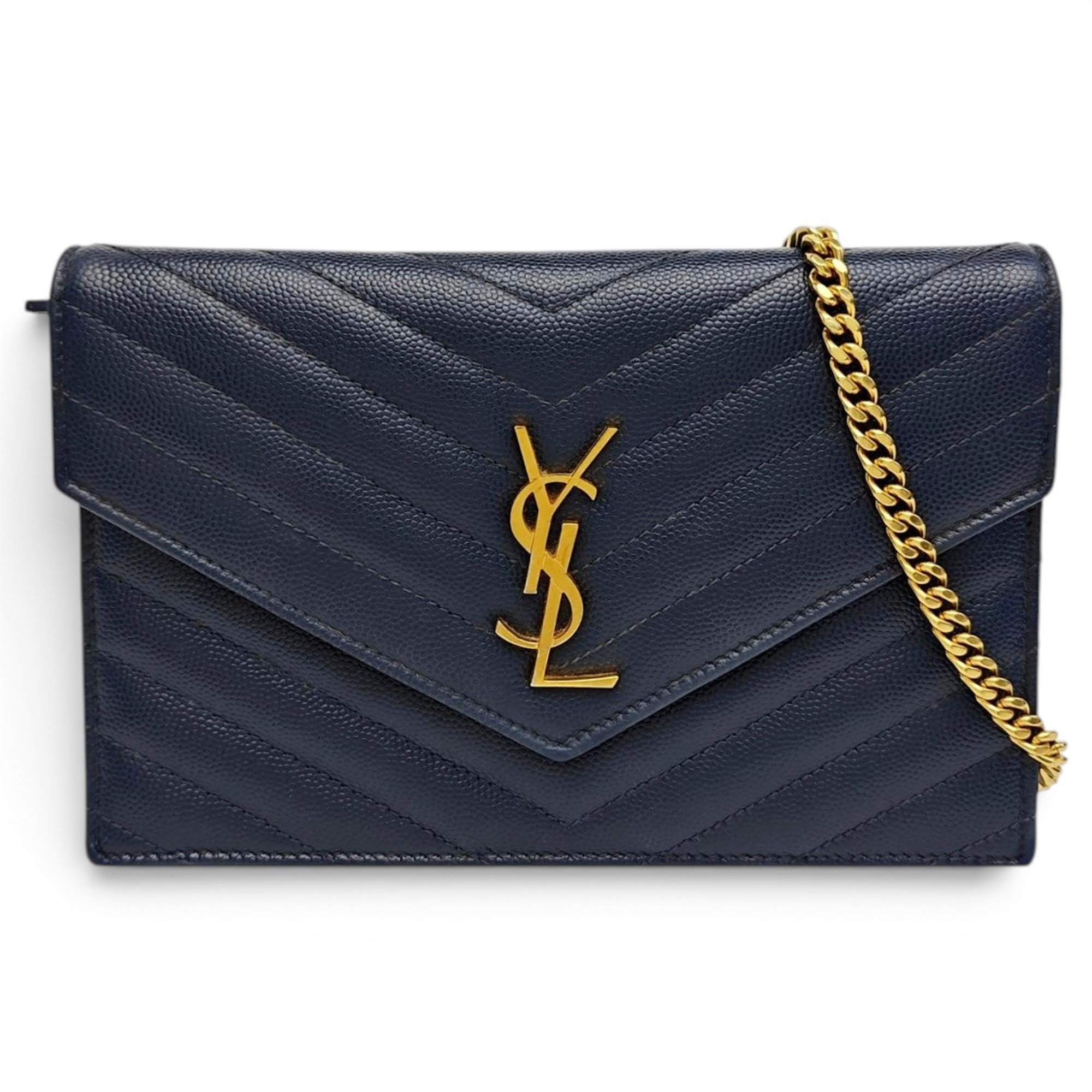 Portefeuille enveloppe leather handbag