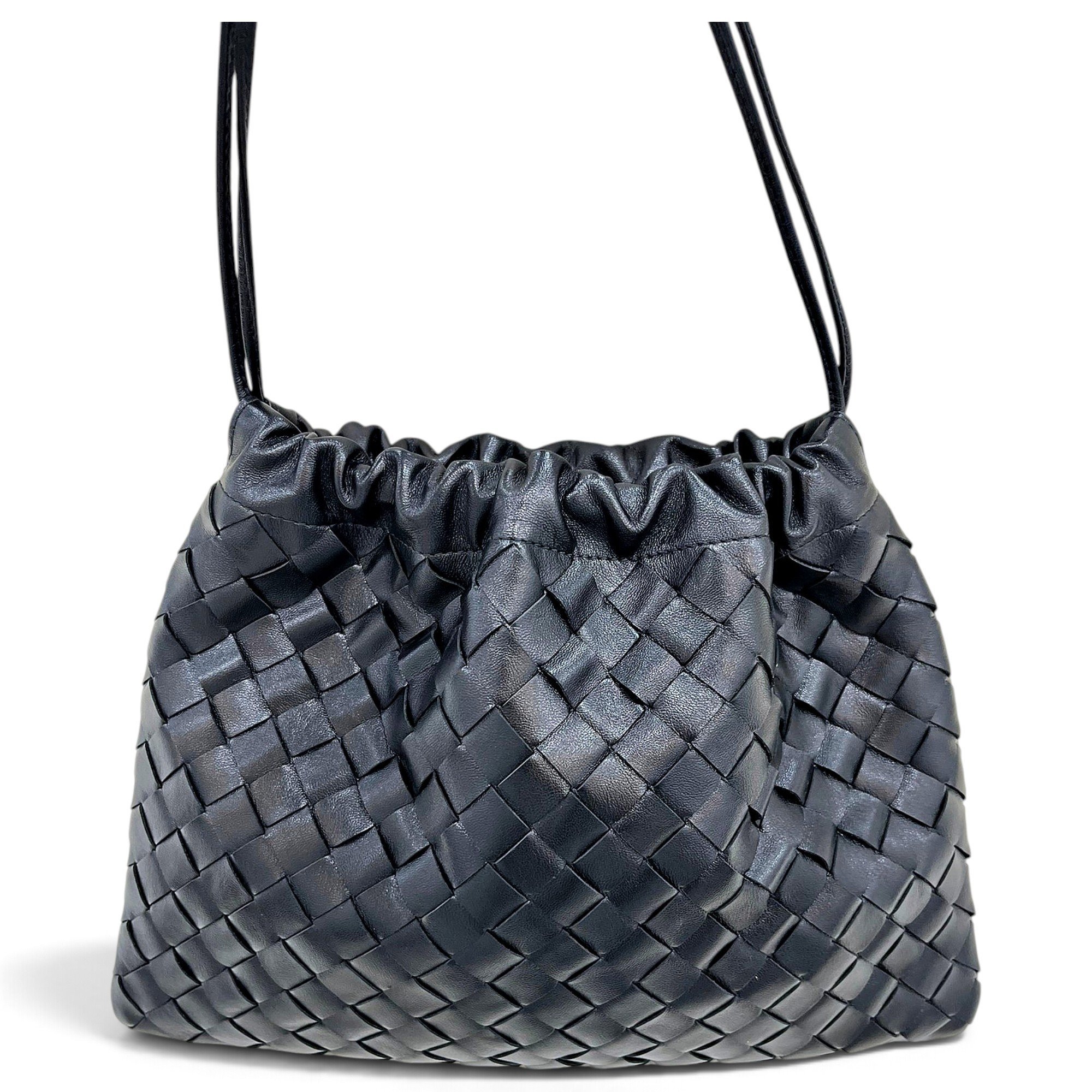 Dustbag leather handbag