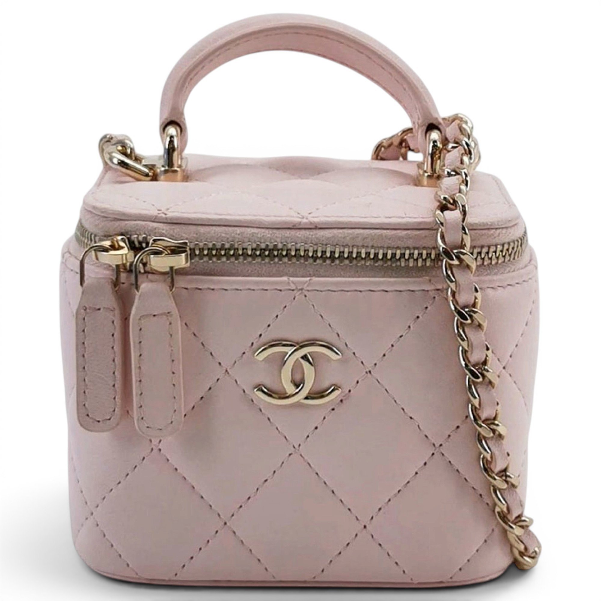 Vanity leather mini bag