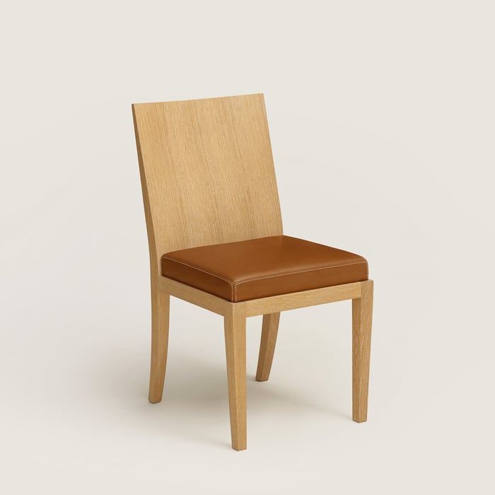 Gold Reeditions J.-m. Frank Par Hermès Chair With Padded Seat