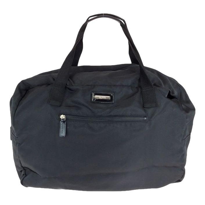 Leather travel bag