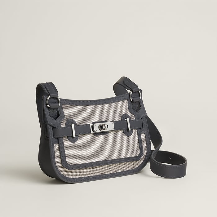 Jypsiere Mini Toile & Cuir Bag