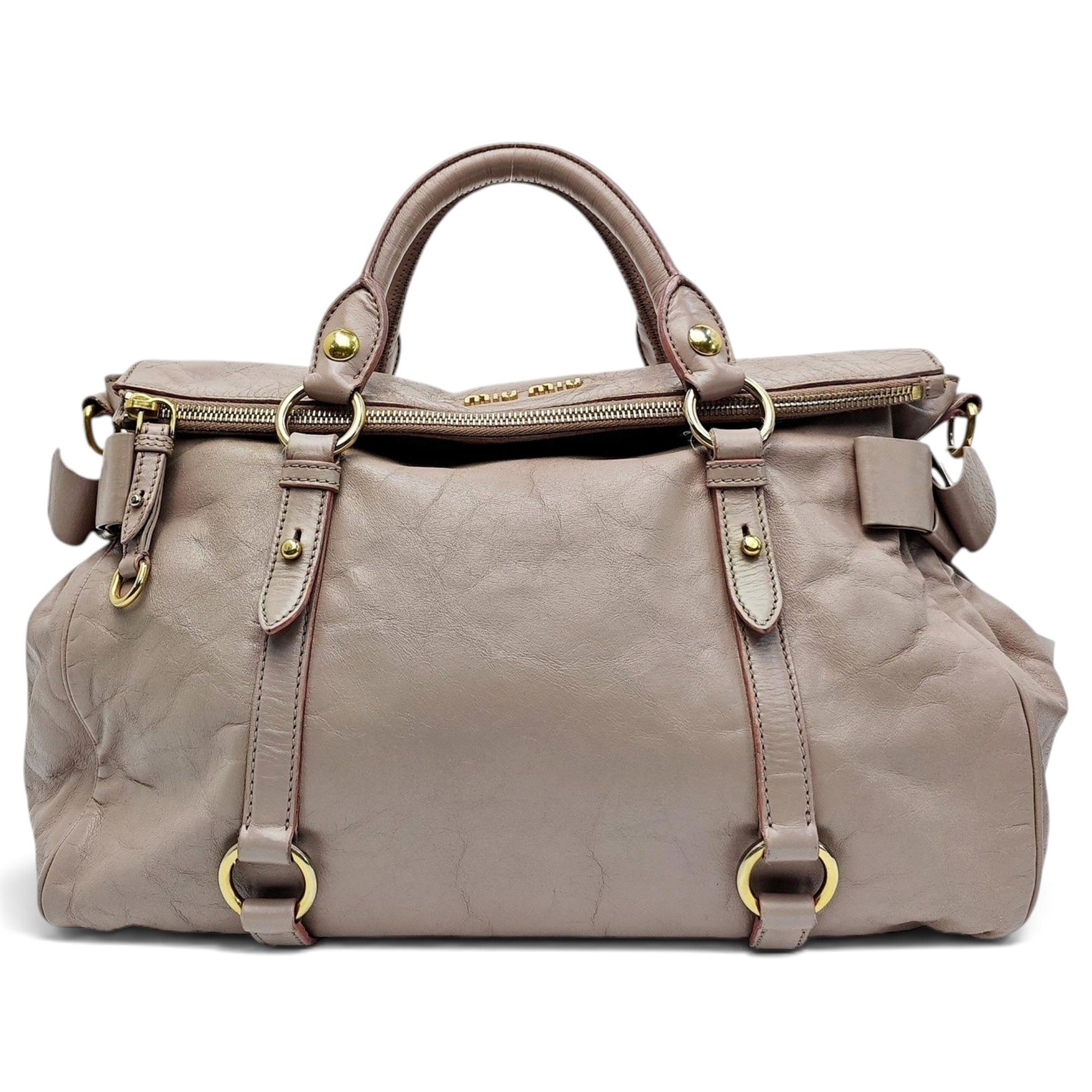 Vitello leather handbag