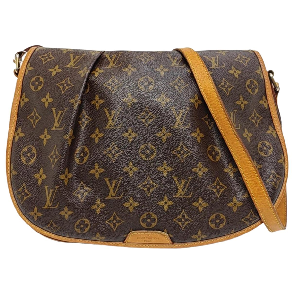Menilmontant leather crossbody bag