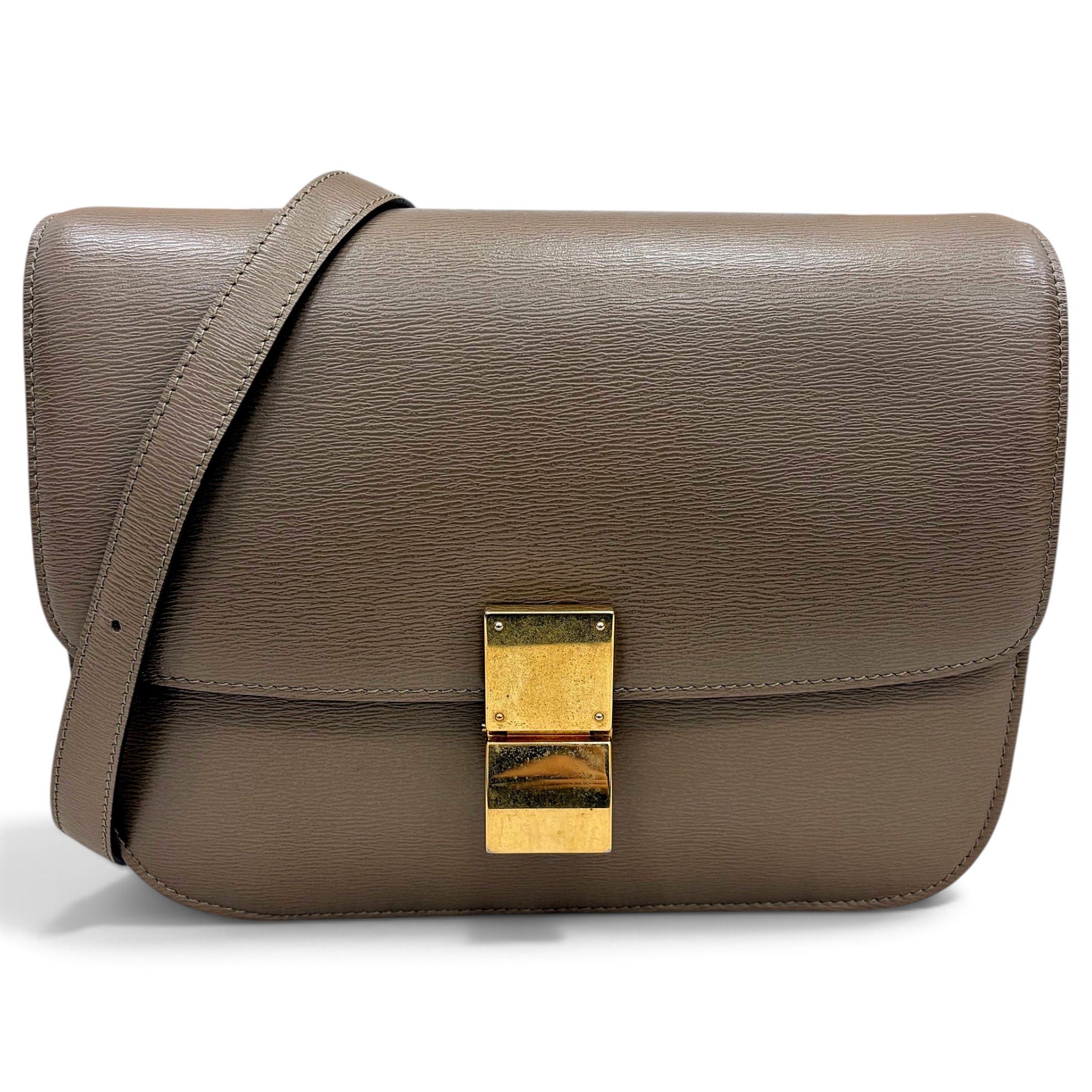 Classic leather handbag