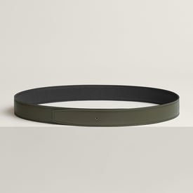 Reversible leather strap 32 mm