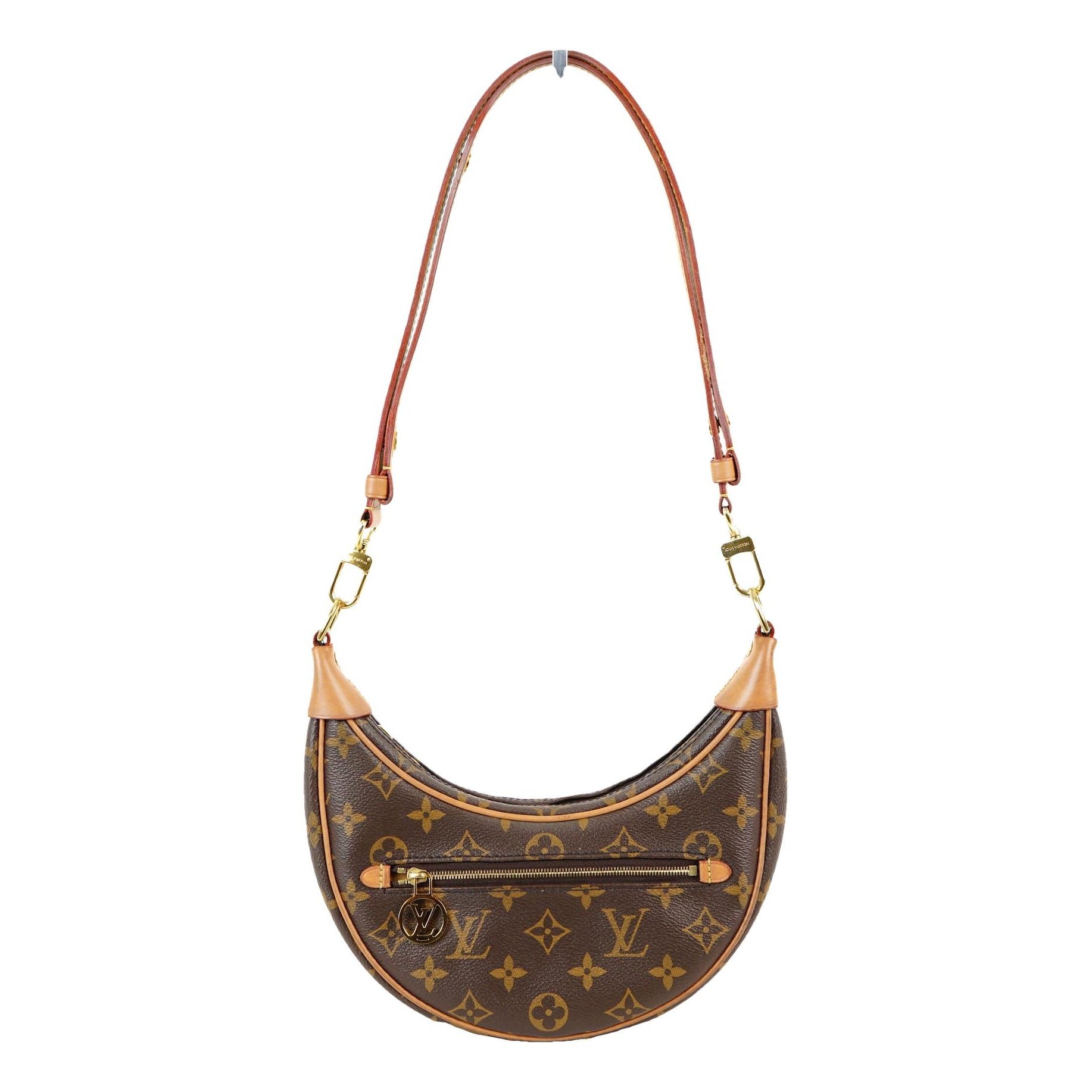Loop leather handbag