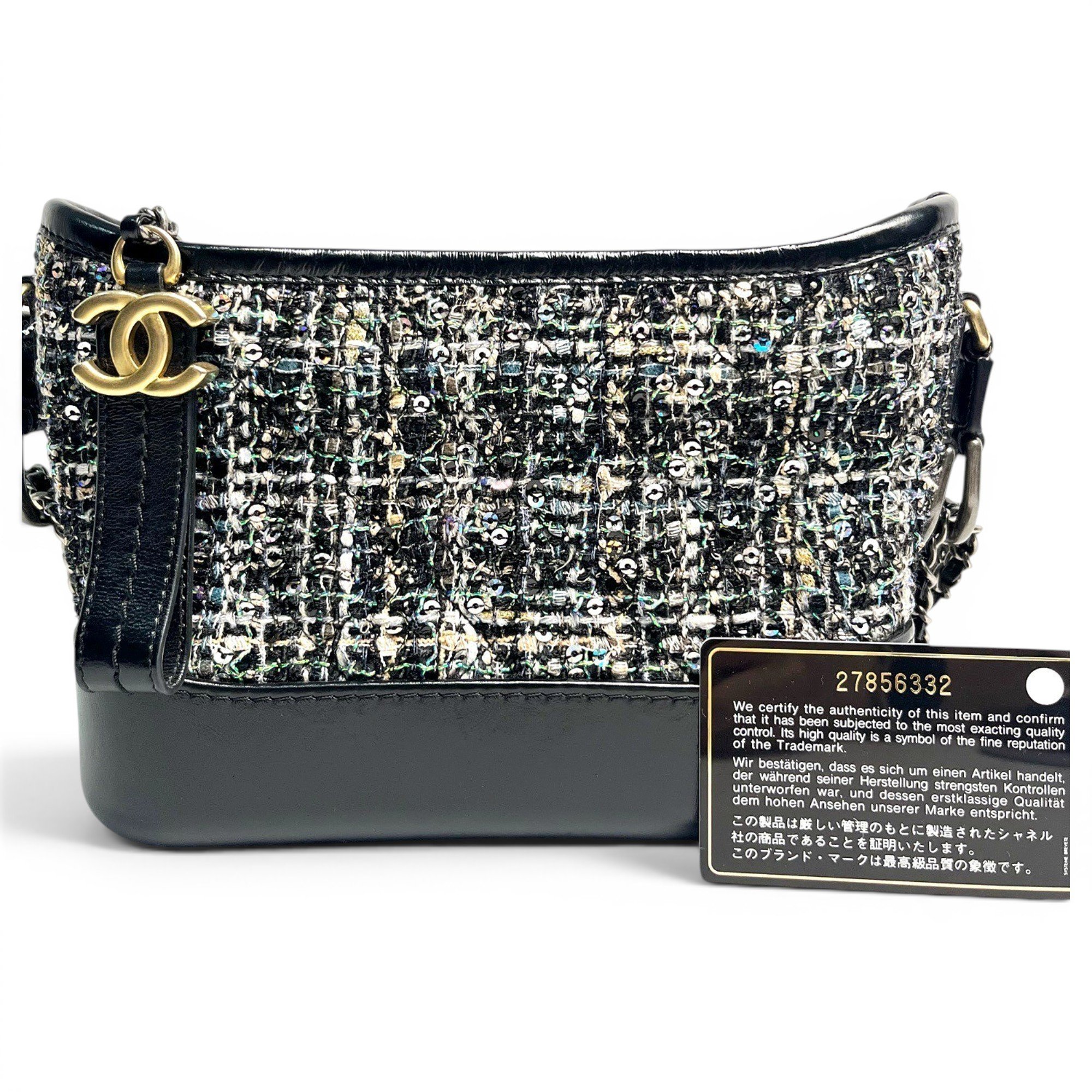 Gabrielle tweed crossbody bag