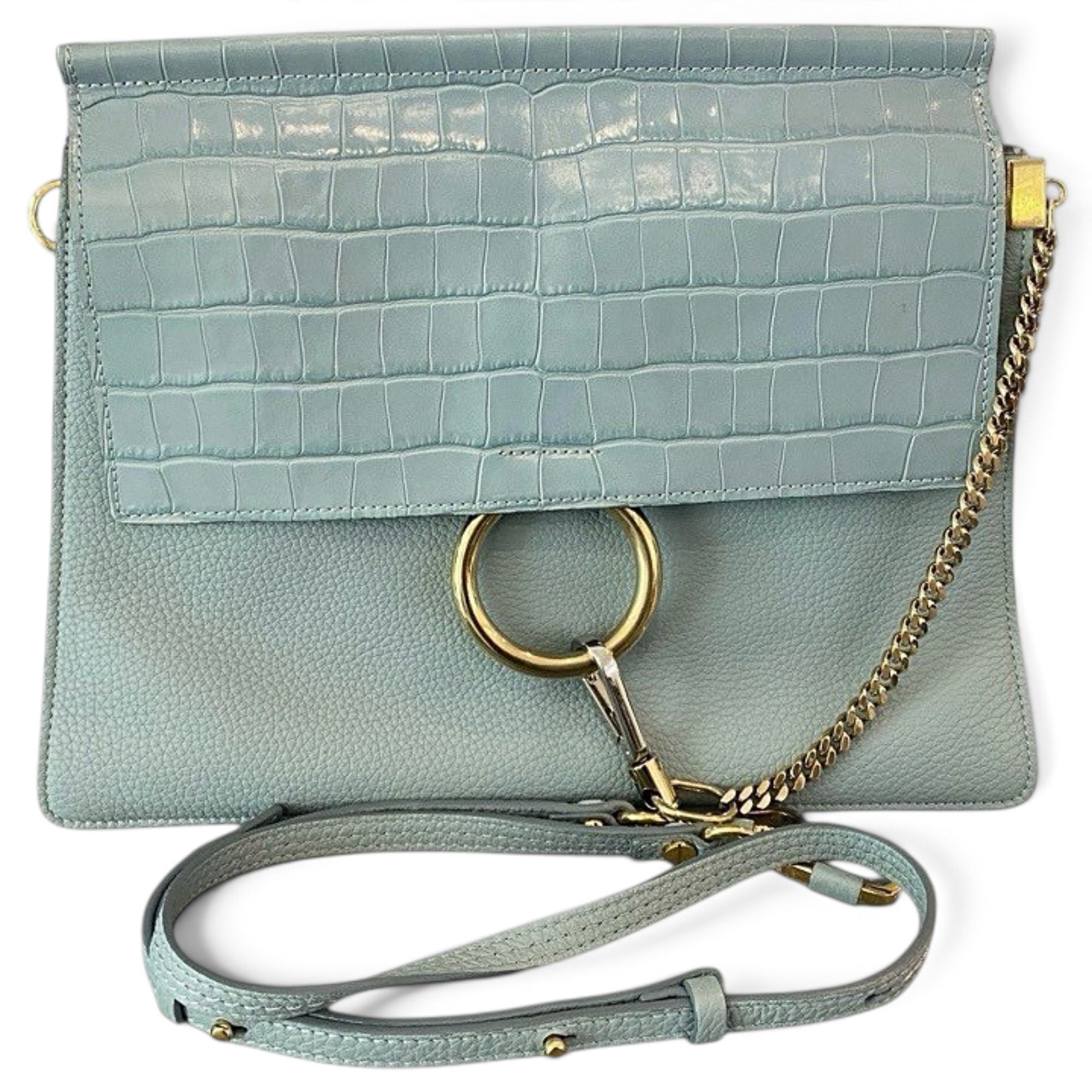 Faye leather handbag