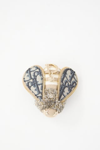 Oblique Bee Bag Charm