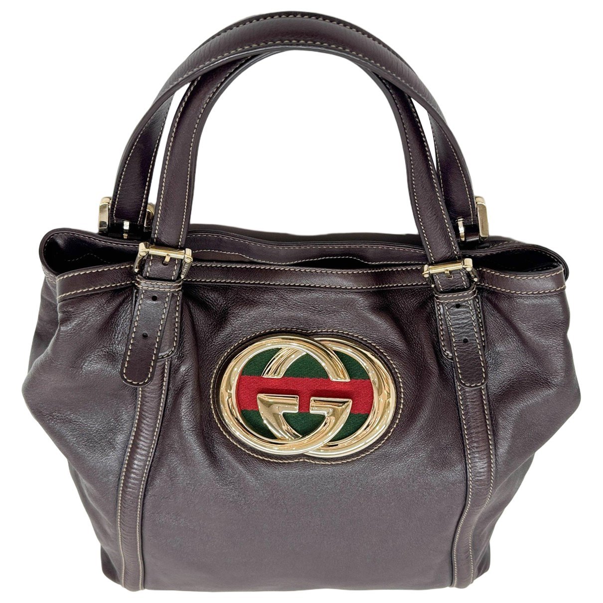 Britt leather handbag