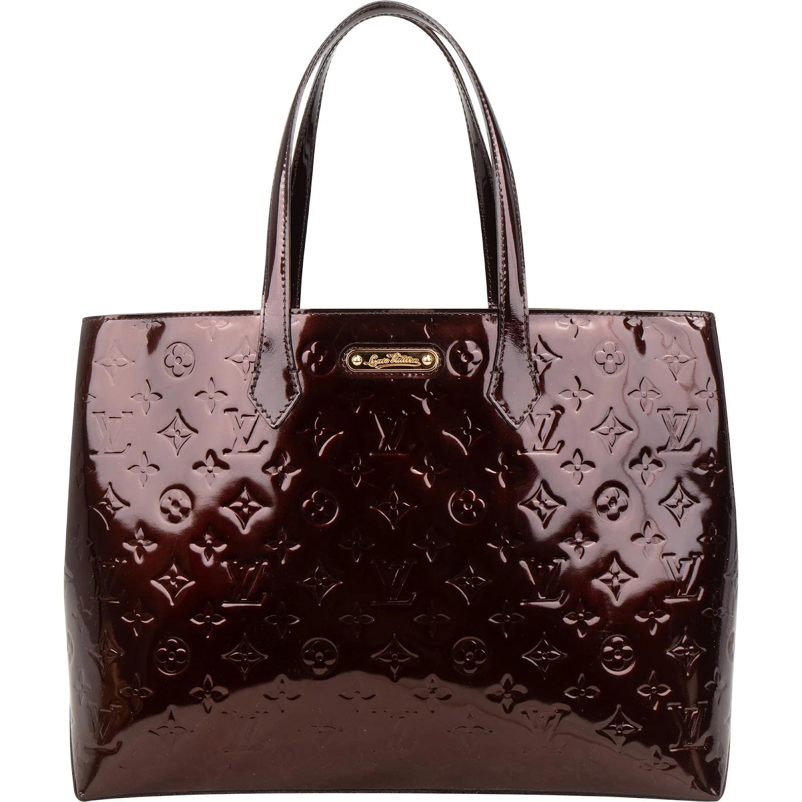 Wilshire patent leather handbag