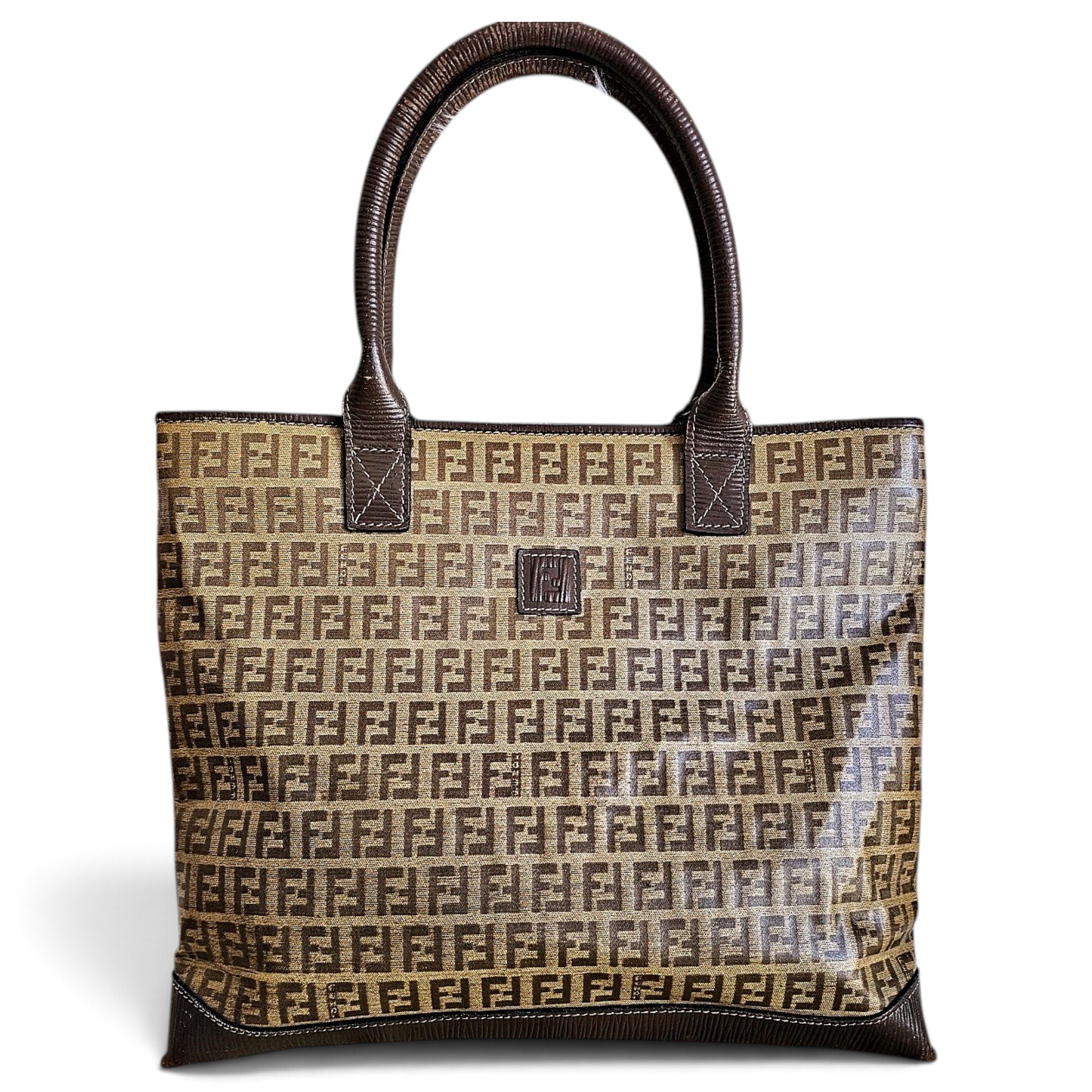 Leather tote